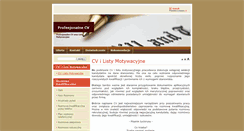 Desktop Screenshot of profesjonalne-cv.info5.pl